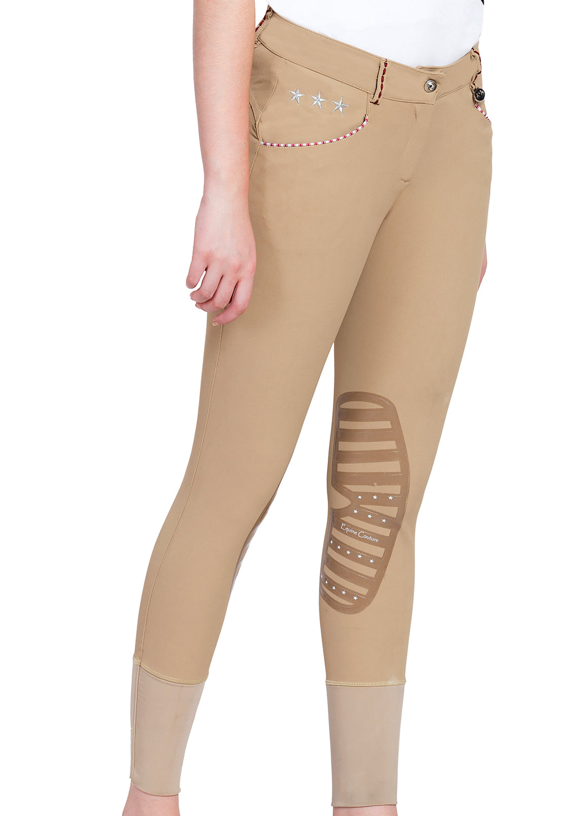Equine Couture Ladies' Brittni Silicone Knee-Patch Breech