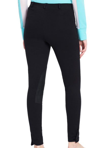 TuffRider Ladies' Cotton Pull-On Knee-Patch Plus Breech