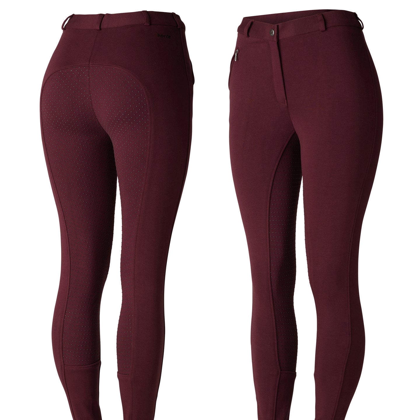 Horze Ladies' Active Silicone Full-Seat Breech