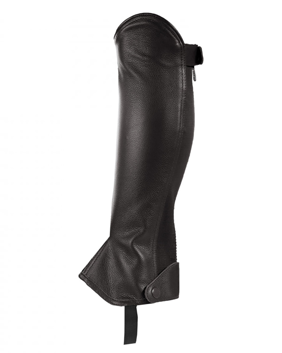Horze Kids’ Synthetic Leather Half Chaps with Elastic