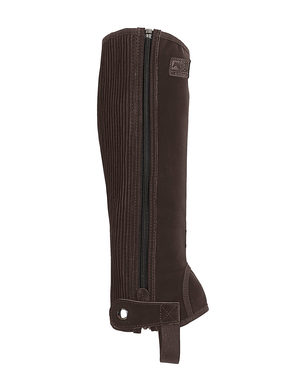 Riding Sport Adults’ Synthetic Suede Half Chaps with Silicone Grip Patches