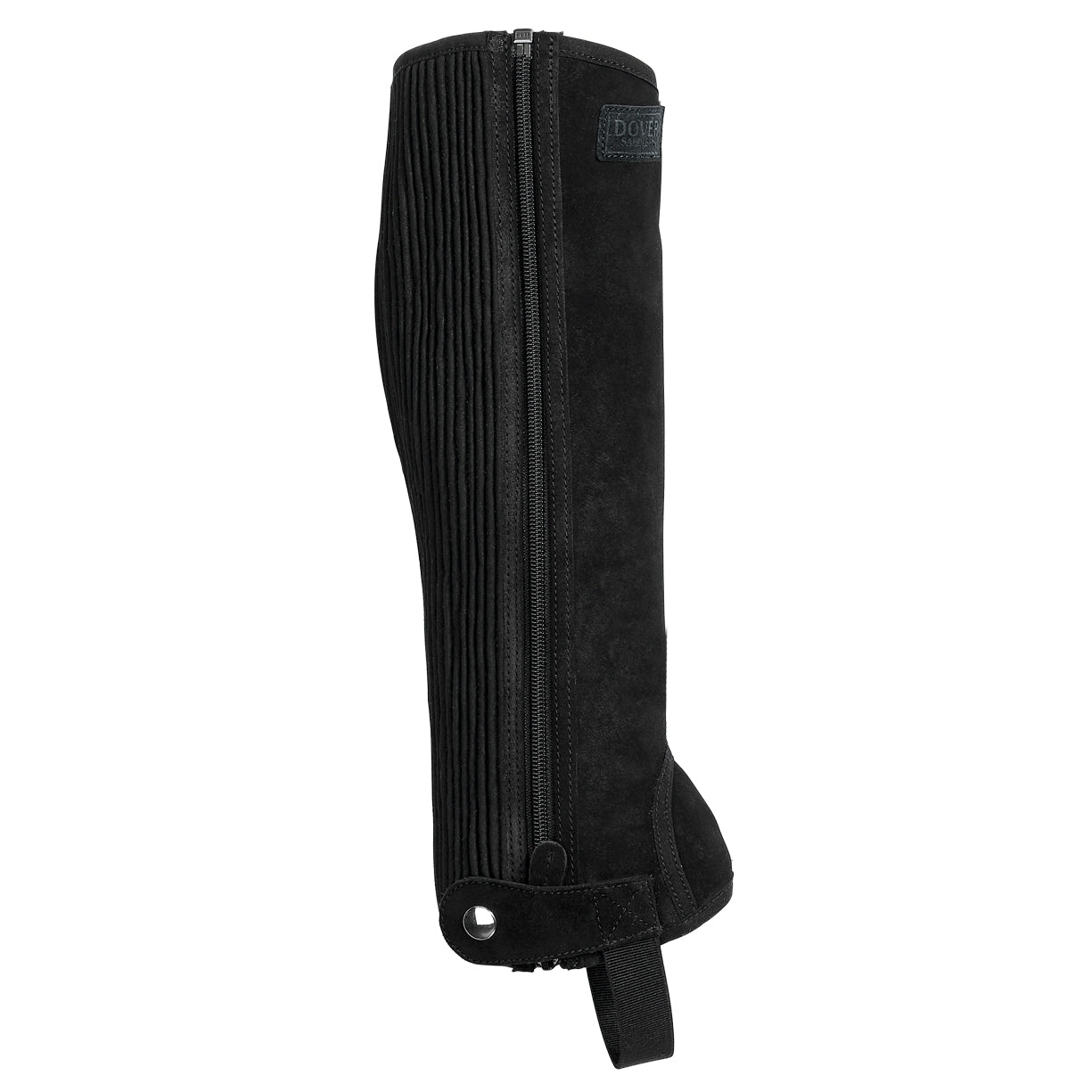 DS Suede Half Chaps with Silicone Grip Patch