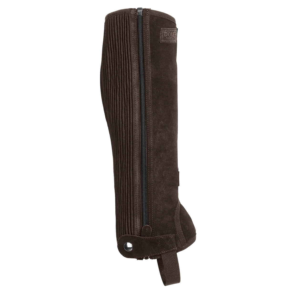 DS Suede Half Chaps with Silicone Grip Patch