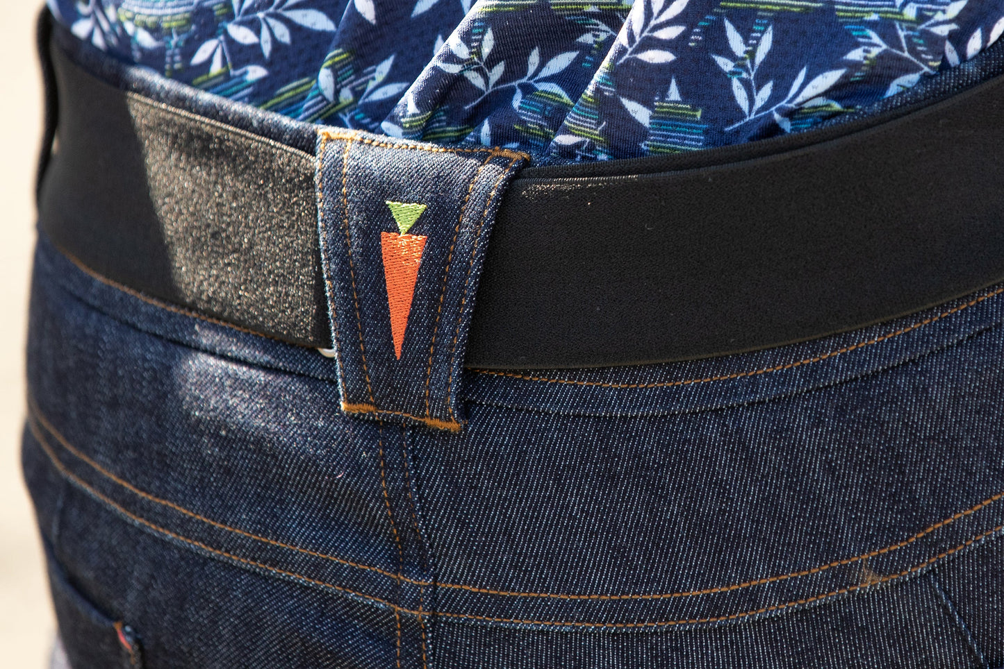 Kerrits Kids’ Stretch Denim Knee-Patch Breech