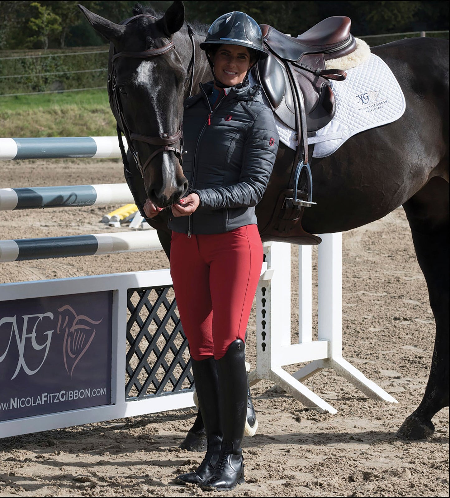Tredstep Ladies’ Nero Knee-Patch Breech