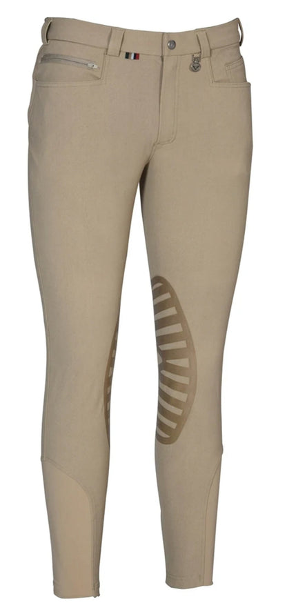 TuffRider Men’s Sawyer Silicone Knee-Patch Breech