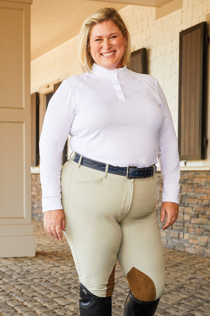 R.J. Classics Gracie Plus-Size Knee-Patch Breech