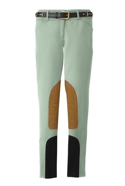 THE TAILORED SPORTSMAN Ladies’ Mid-Rise Front-Zip Breech with Boot Sock Bottoms