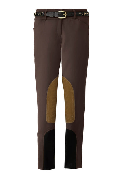 THE TAILORED SPORTSMAN Ladies’ Mid-Rise Front-Zip Breech with Boot Sock Bottoms