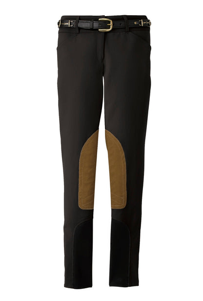 THE TAILORED SPORTSMAN Ladies’ Mid-Rise Front-Zip Breech with Boot Sock Bottoms