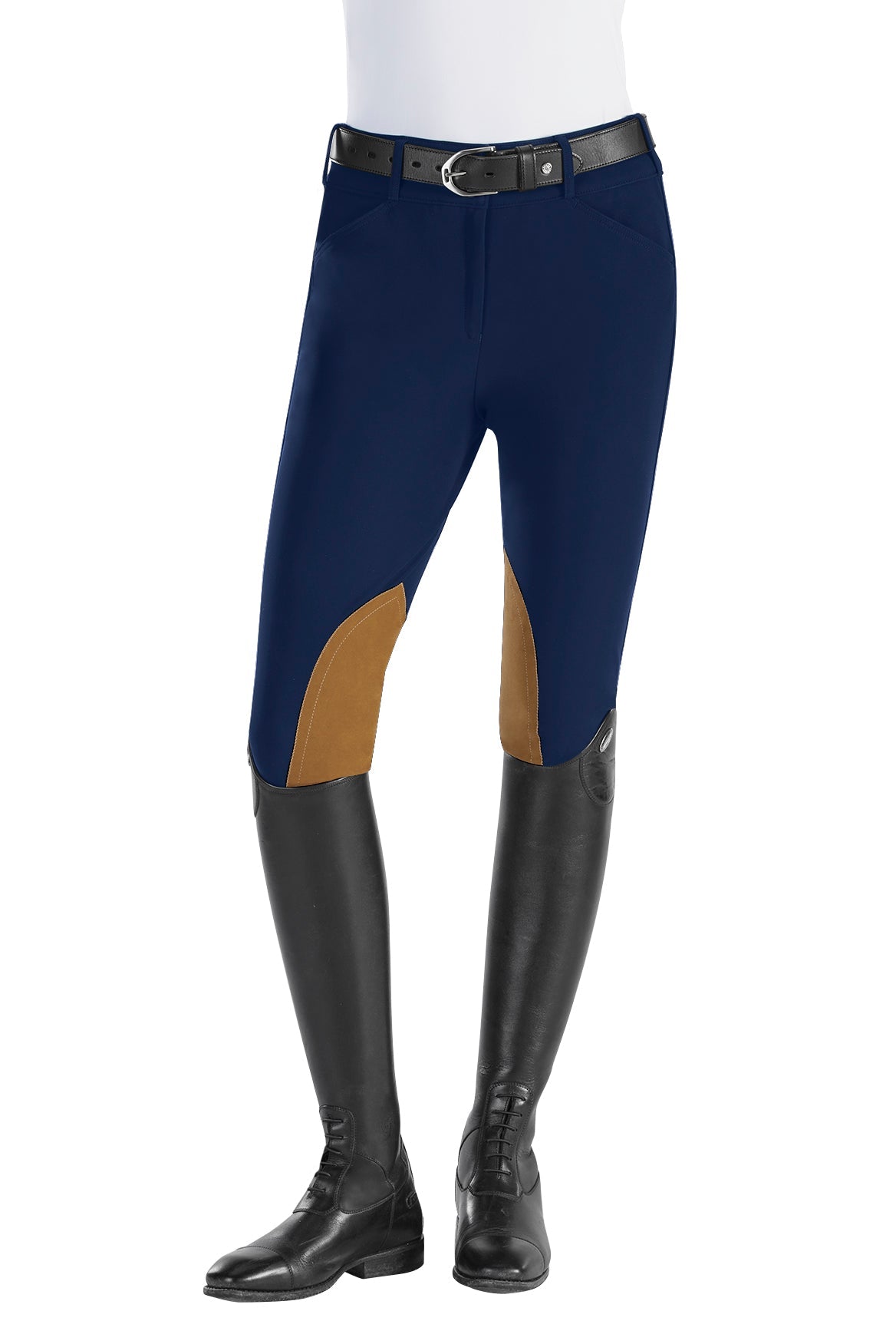 THE TAILORED SPORTSMAN Ladies’ Techno Lightweight Knee-Patch Front-Zip Breech