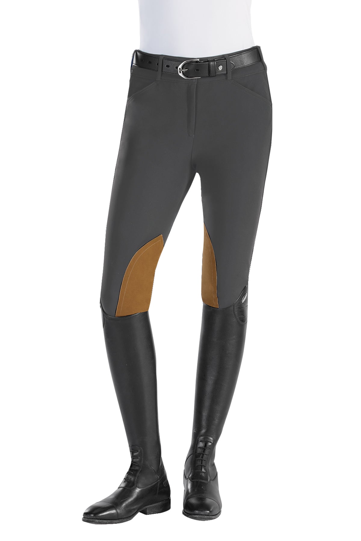 THE TAILORED SPORTSMAN Ladies’ Techno Lightweight Knee-Patch Front-Zip Breech