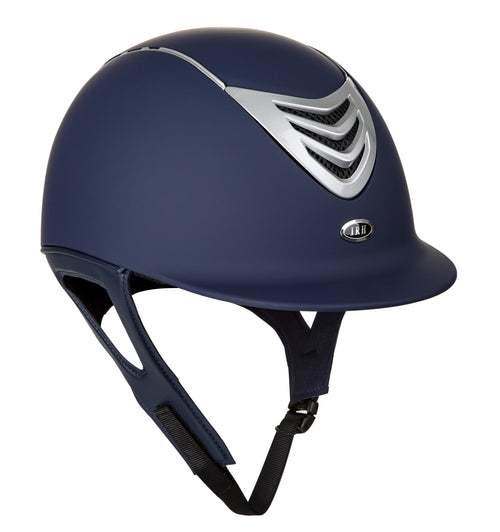 IR? IR4G Matte Helmet, Navy Finish with Silver Vent