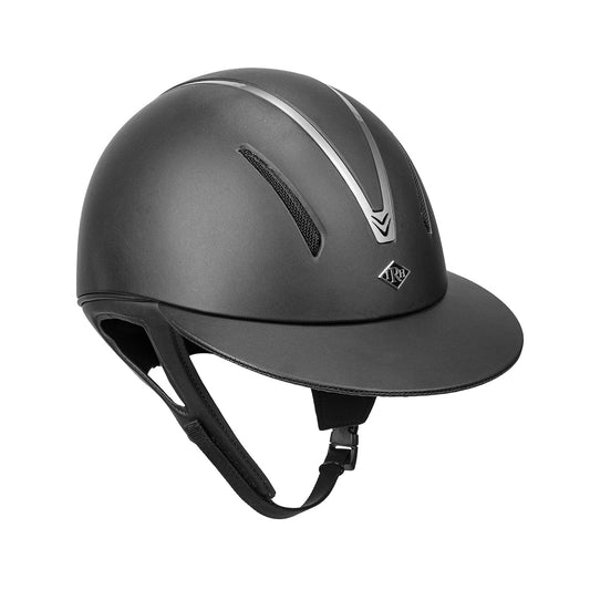 IRH F1 Wide Brim Helmet with Leather Finish