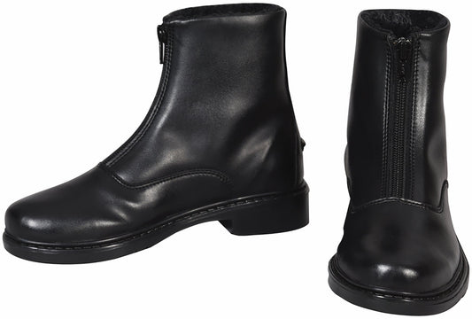 TuffRider Children's Starter Winter Fleece-Lined Front-Zip Paddock Boots