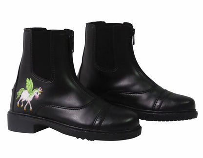 TuffRider Children's Unicorn Starter Front-Zip Paddock Boot