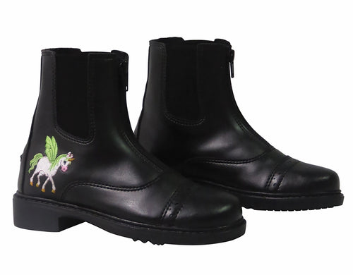 TuffRider Children's Unicorn Starter Front-Zip Paddock Boot