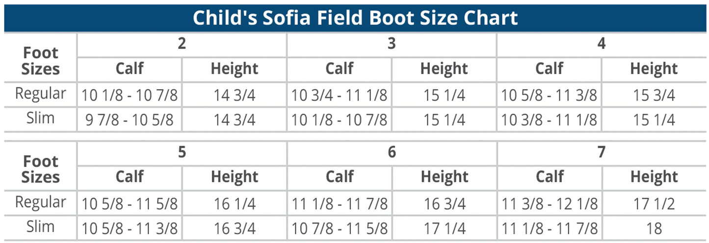 Ovation Children’s Sofia Field Boots