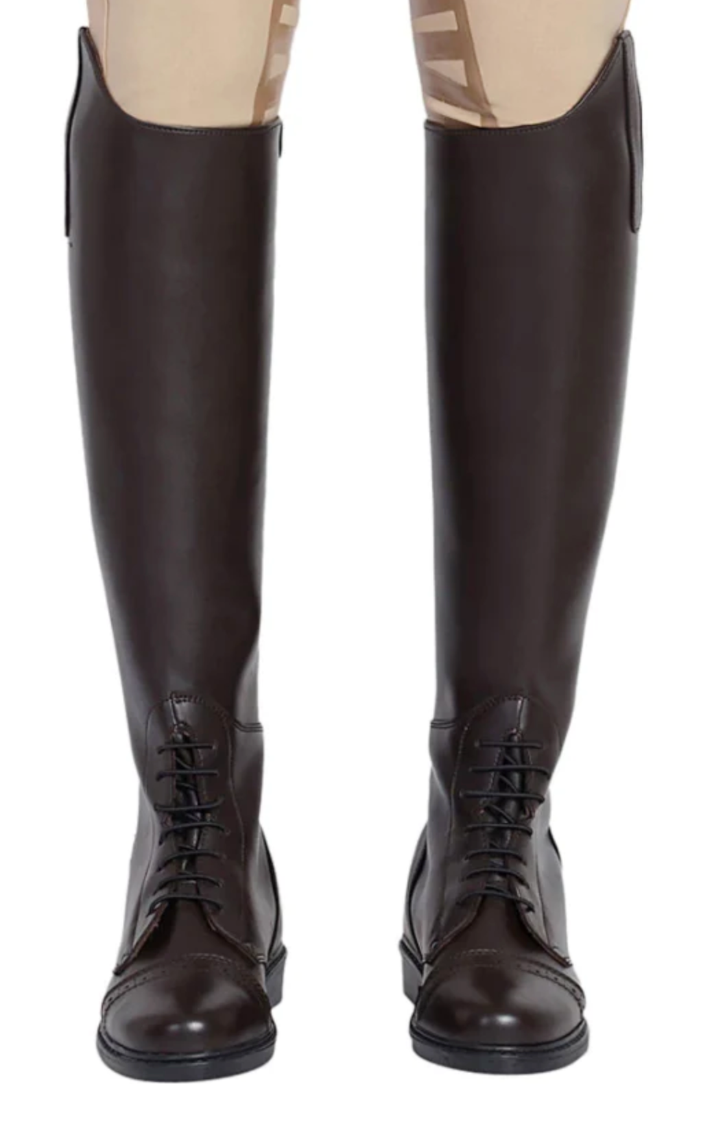 TuffRider Children’s Starter Back-Zip Synthetic Leather Field Boots in Mocha