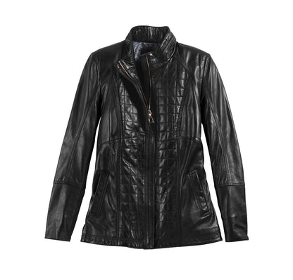 DS Ladies’ Moto Leather Jacket