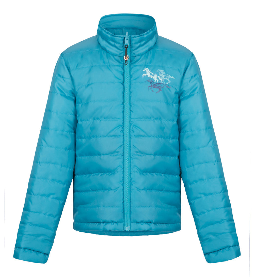 Kerrits Kids’ Pony Tracks Reversible Quilted Jacket