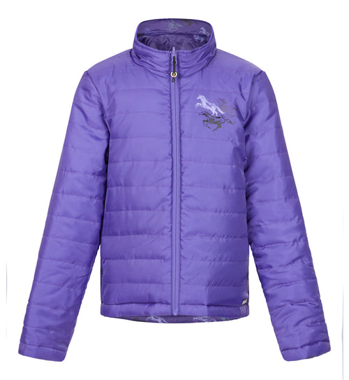 Kerrits Kids’ Pony Tracks Reversible Quilted Jacket