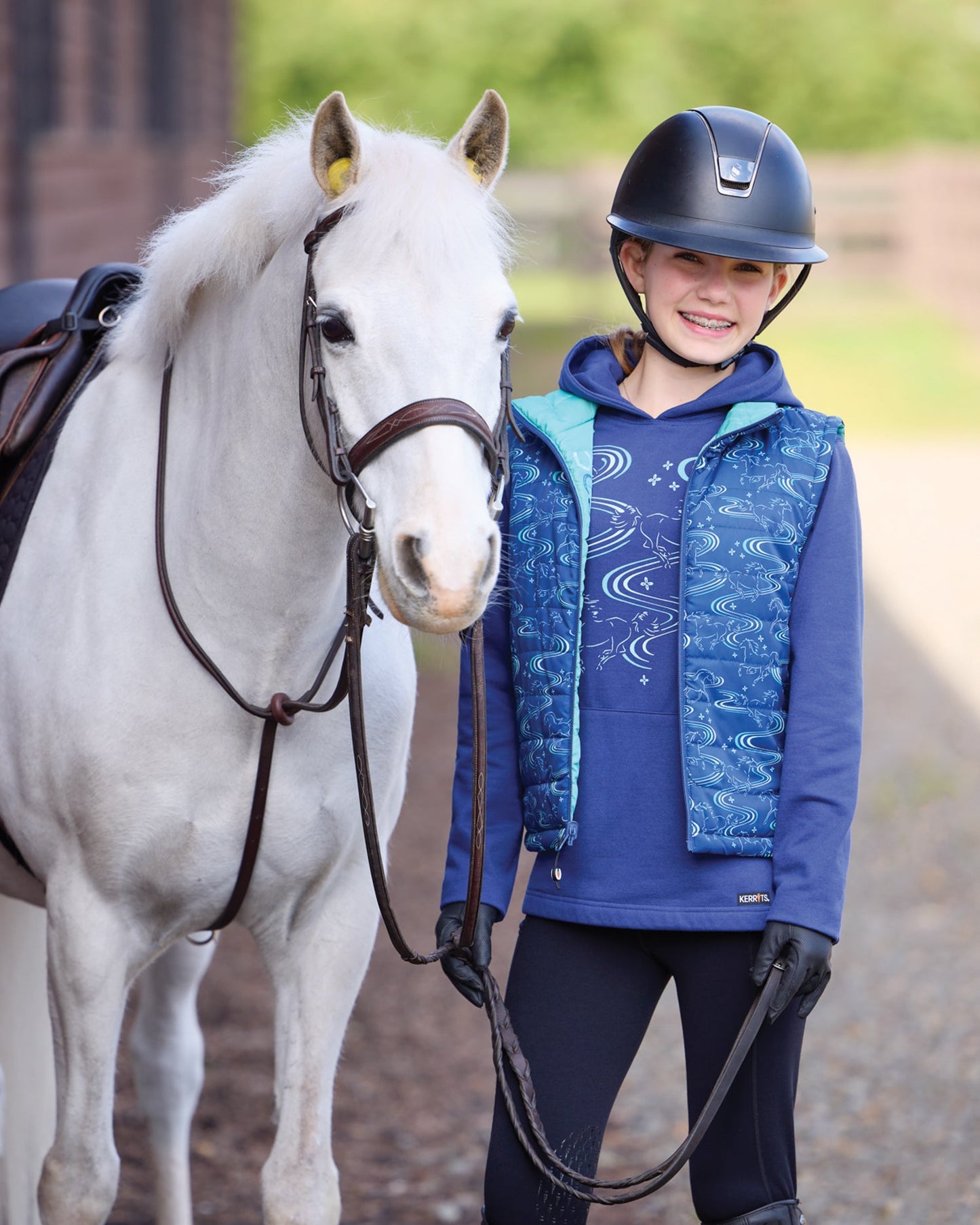 Kerrits Kids' Ride The Wind Reversible Quilted Vest