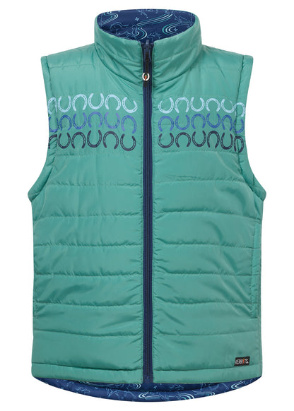 Kerrits Kids' Ride The Wind Reversible Quilted Vest