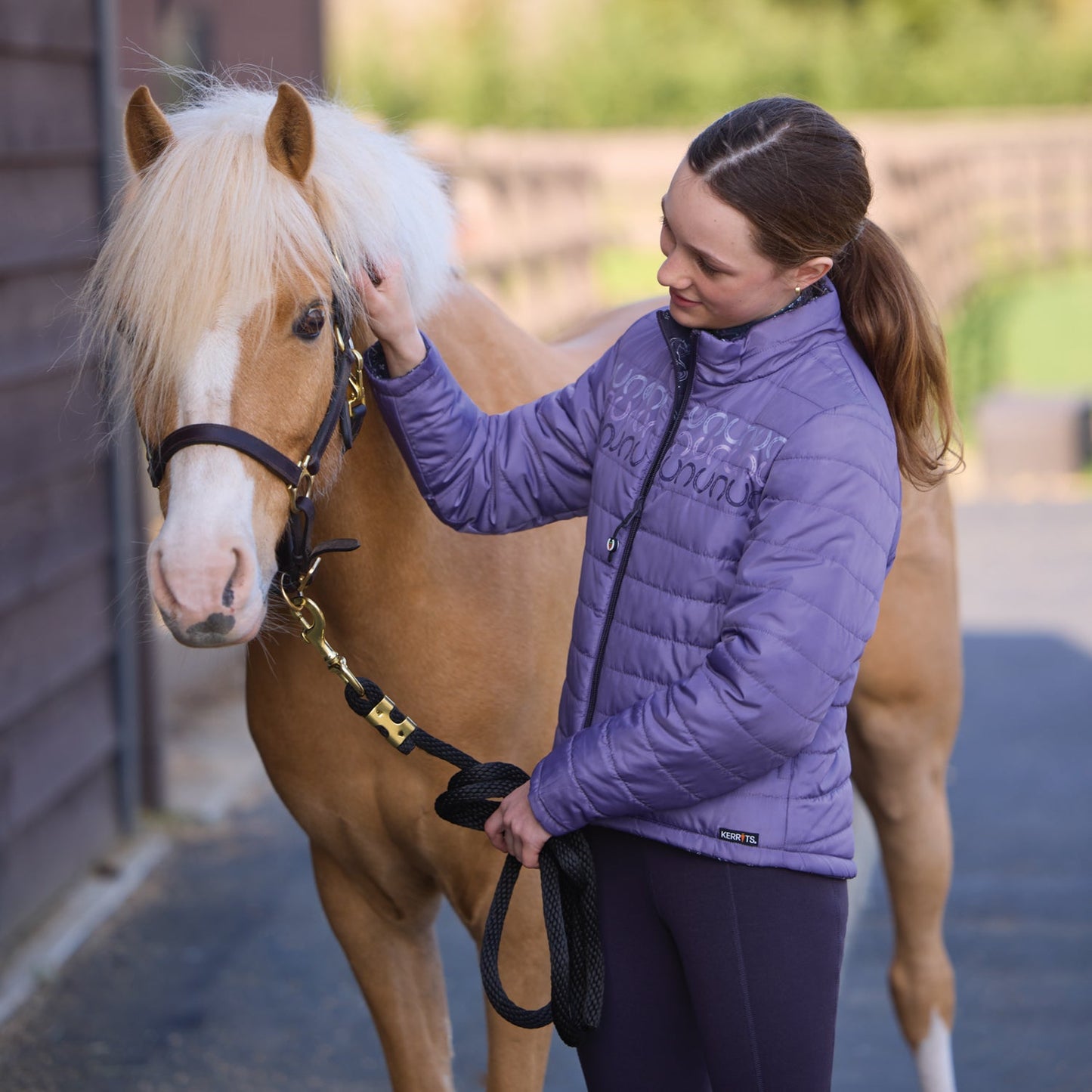 Kerrits Kids' Ride The Wind Reversible Quilted Jacket