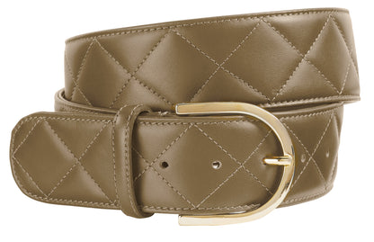 THE TAILORED SPORTSMAN Quilted Leather C Belt
