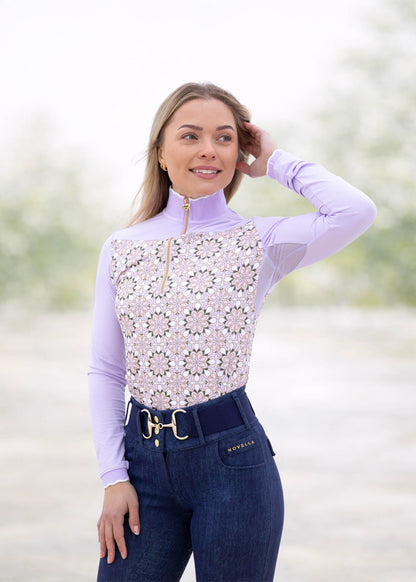 Novella Equestrian The Faith Long-Sleeve Sun Shirt