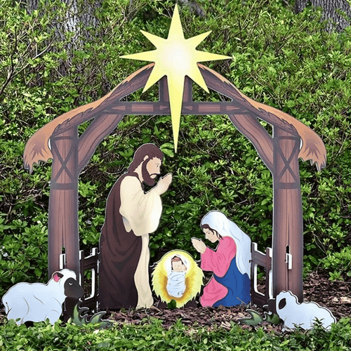 🔥LAST DAY 49% OFF 🔥 Outdoor Complete Nativity Scene